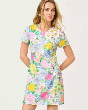 Lilly Pulitzer Melodie Skirted Romper - Multicolor