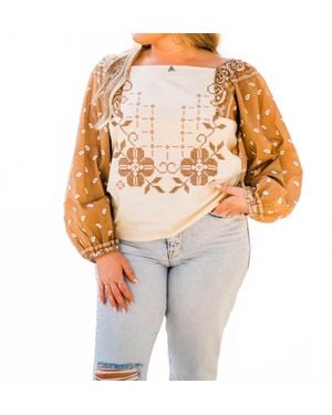 Layerz Clothing Cash Long Sleeve Top - Multicolor