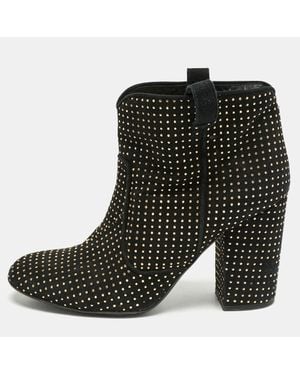 Laurence Dacade Suede Pete Studded Ankle Boots - Black