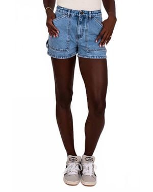 Billabong Leia Denim Patch Pocket Short - Blue