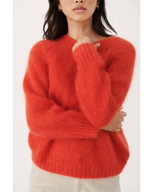 Part Two Rhona Knit Pull Top - Red