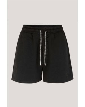 Just Female Paisley Sweat Shorts - Black
