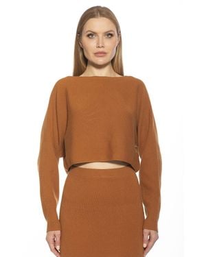 Alexia Admor Kenzie Sweater - Brown