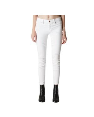 Blank NYC Low Rise Skinny Jeans - White