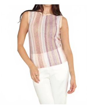 Zero Degrees Celsius Sleeveless Lace Top - White