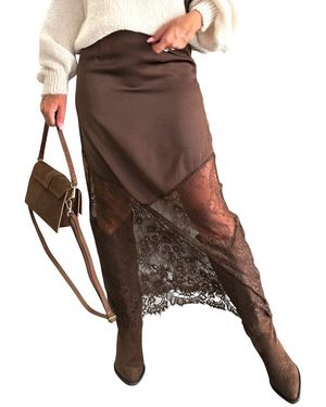 FLORIDA CLOTHING Maxi Skirt - Brown
