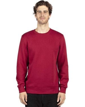 Threadfast Apparel Ultimate Crewneck Sweatshirt - Red