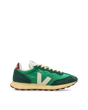 Veja Rio Branco Ii Lite Textile-Suede Sneakers - Green