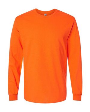 Gildan Heavy Cotton Long Sleeve T-Shirt - Orange