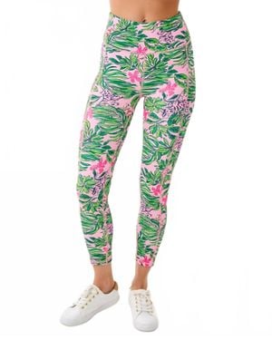 Lilly Pulitzer Weekender High Rise Midi Legging - Green