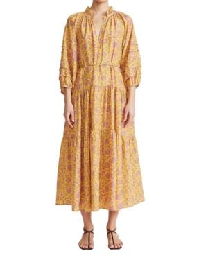 Apiece Apart Trinidad Maxi Dress - Multicolor