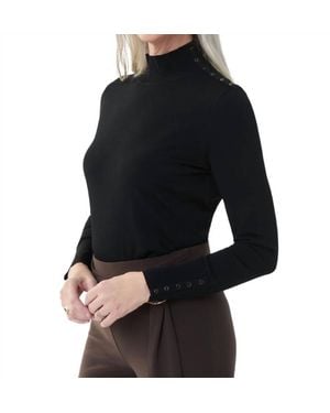 Joseph Ribkoff Studded Sweater - Black