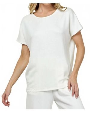 See And Be Seen Basic Life Soft Tee - White