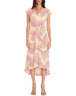 Maggy London Midi Dress - Pink