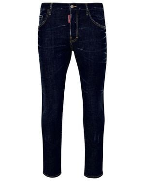 DSquared² Cotton Skater Jeans - Blue