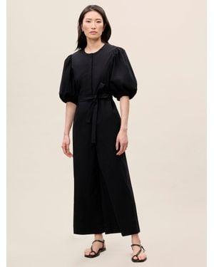 Rebecca Taylor Lightweight Trench Jumpsuit - Black