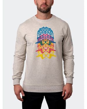 Maceoo Luxe Cotton Signature Sweater - Gray