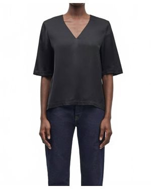 Samsøe & Samsøe Samelinas V Neck Top - Black