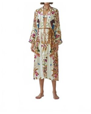Carolina K Zai Kimono Dress - Metallic