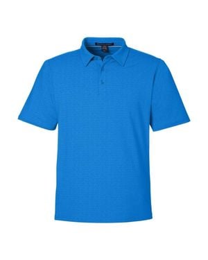 Devon & Jones Crownlux Performance Geo Polo - Blue