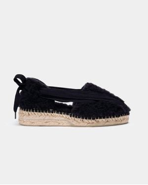 Naguisa Dom Shearling Espadrilles - Blue