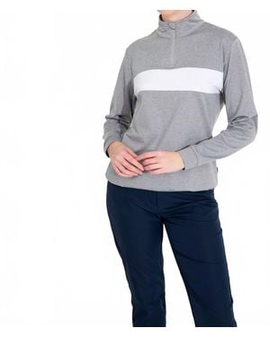 Abacus Row Club Midlayer Turtle Neck Pullover - Gray