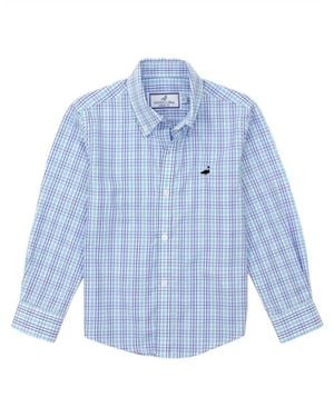 Properly Tied Boy's Seasonal Sportshirt - Blue