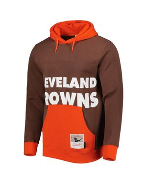 Mitchell & Ness Cleveland Nfl Throwbacks Hoodie Sweatshirt - Red