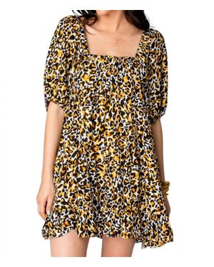 BuddyLove Becca Baby Doll Short Dress - Black