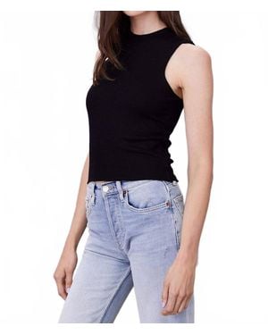 LNA Ribbed Double Layer Tank Top - Blue