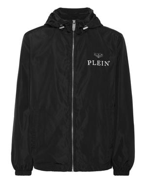 Philipp Plein Nylon Windbreaker - Black