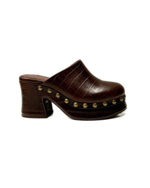 Chocolat Blu Hester Platform Clog - Brown