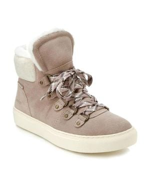 Jambu Dorchester Taupe Suede Waterproof Ankle Snow Boots Zpo2369 - Gray