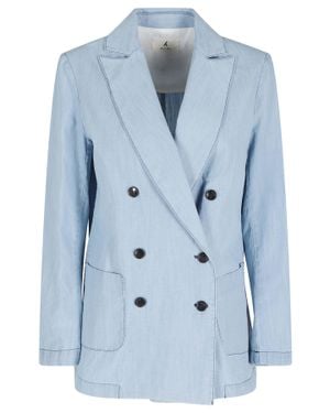 Myths Giacca Cotone Blazer - Blue