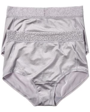 Le Mystere 2Pk Full Brief - Gray