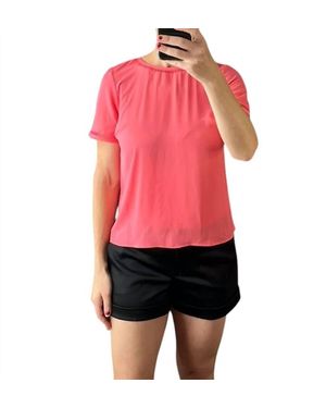 J.Crew Short Sleeve Blouse - Red