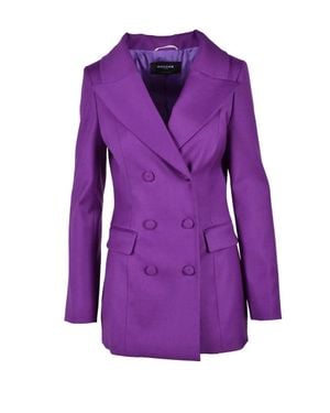 Rochas Blazer Jacket - Purple