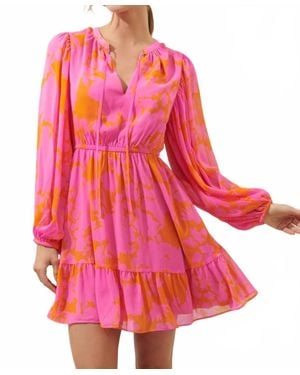 Sugarlips Go With The Flow Blouson Dress - Red