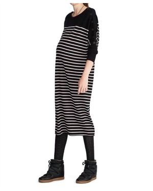 HATCH Lou Maternity Dress - Black