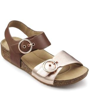 Hotter Tourist Sandal - Metallic
