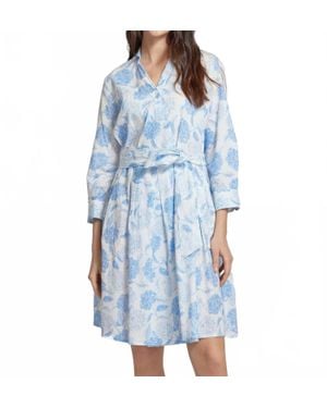 0039 Italy Jule Mini Dress - Blue