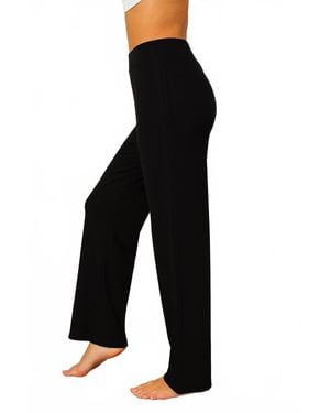 French Kyss Abstract Print Lounge Pant - Black