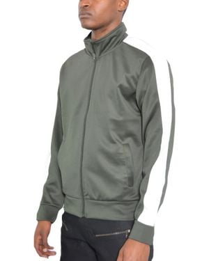 TRUEDAMES Track Single Stripe Jacket - Gray