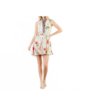Thml Floral Sleeveless Flowy Dress - White