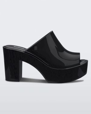 Melissa 32233-01003 Sandals Slip On Platform Mules Jobb2203 - Black