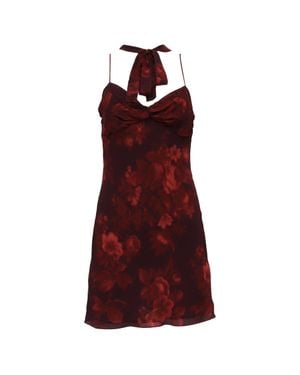 Reformation Iryna Mini Dress - Red