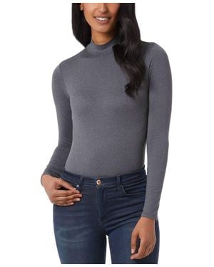 32 Degrees Mock-Neck Bodysuit - Blue