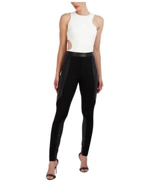 BCBGMAXAZRIA Cutout Bodysuit - Black