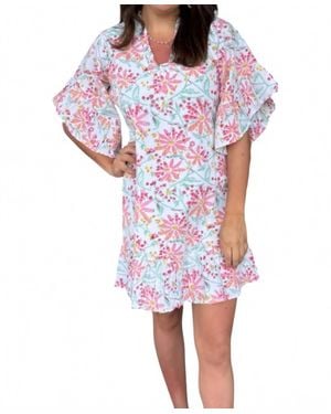 Fitzroy & Willa Soleil Mini Dress - White
