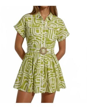 Sincerely Ours Maze Naomi Dress - Green